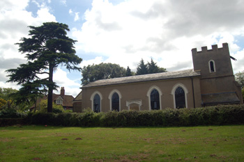 The church and Heath Manor from the north-west June 2008